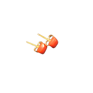 K14　珊瑚　ピアス